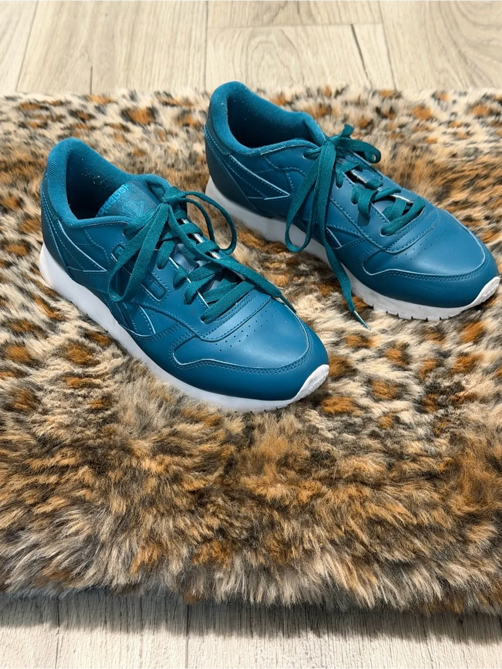 Reebok greenish / Tealish Women's Athletic Sneakers
